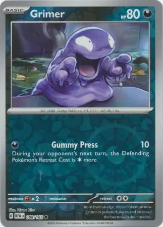 151 Set Grimer #88/165 reverse holo